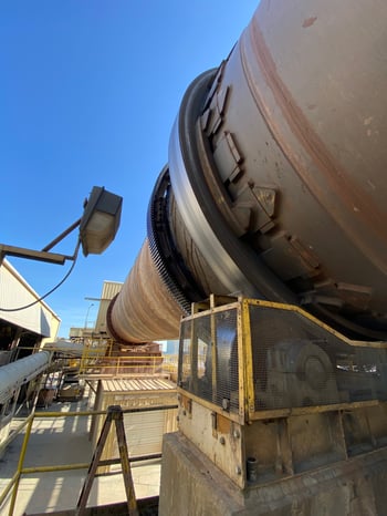 Nestle. Rotary Dryer. Before Close Up